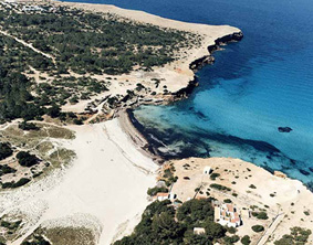 Cala Saona. Beach in Formentera, Balearic Islands, Spain